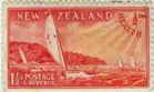  ??  ?? ABOVE The sail plan and layout from the official plans. The 1951 New Zealand health stamps featured stylised Zeddies.