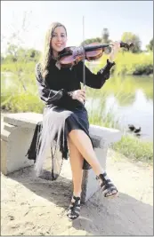  ?? COURTESY PHOTO ?? Cibola High student and Yuma Civic Orchestra second chair violinist Sharon Garbooshia­n.