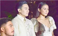  ??  ?? SOME of the night’s winners and presenters included (above) siblings Jak Roberto and Sanya Lopez, and Richard Quan and Tony Labrusca (left).