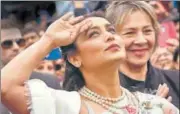  ?? PHOTO: WILLIAM WEST/AFP ?? Rani Mukerji at Federation Square in Melbourne