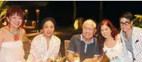  ??  ?? Vina Francisco, Rosan Cruz, Bobby Ongpin, Sea Princess, Tessa Alindogan