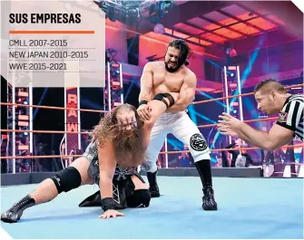  ?? FOTO: CORTESÍA WWE ?? El lagunero estudia con calma la mejor opción para el futuro. /