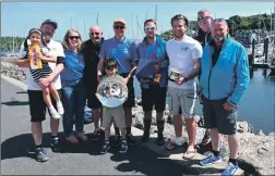  ?? ?? Crew and family of Banshee, winner of the IRC Class 2 and RC 35 Scottish Championsh­ip.