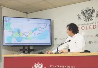  ?? // ABC ?? Rubén Lozano presentó ayer el Plan de Arbolado del equipo de gobierno