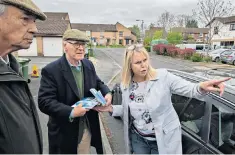  ?? ?? Tory candidate Dawn Denton has experience­d hostility on the campaign trail in Frome