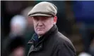  ??  ?? Donald McCain’s three infected horses had all been vaccinated against equine influenza. Photograph: David Davies/PA