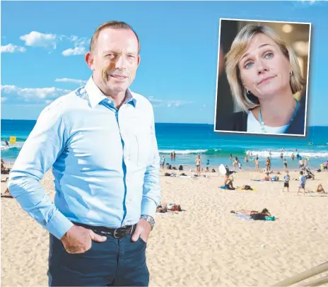  ??  ?? Warringah MP Tony Abbott has been under attack from challenger Zali Steggall, and fellow climate change zealots. Main picture: AAP IMAGE