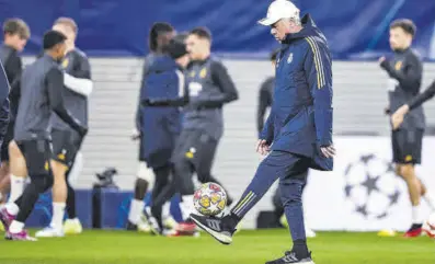  ?? // AP ?? Ancelotti cree que sin Bellingham su equipo responderá bien ante el Leipzig