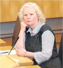  ??  ?? Claire Baker MSP has spoken out against the spate of bank closures.