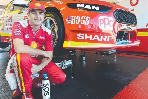  ?? Picture: EVAN MORGAN ?? DETERMINED: Scott McLaughlin takes the Supercars Championsh­ip lead into this weekend’s Ipswich Super Sprint.