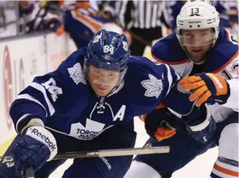  ?? STEVE RUSSELL/TORONTO STAR ?? “I was young,” Mikhail Grabovski, left, says of the troubles that dogged him during his days with the Canadiens.