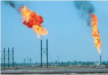  ??  ?? Nine rebels were among those hurt in a blast near a gas pipeline in Iraq. Reuters