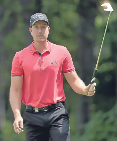  ?? Picture: Getty Images. ?? Henrik Stenson: recovered from a shaky start to card a second 67 and reach halfway at six-underpar.