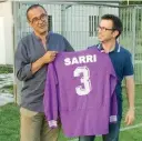  ??  ?? La maglia che aveva da terzino dello Stia