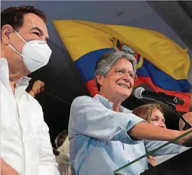  ?? Foto: AFP ?? Guillermo Lasso wird der nächste Präsident Ecuadors.