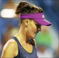  ?? MADDIE MEYER/GETTY IMAGES ?? Agnieszka Radwanska reacts during Friday’s semifinal match.