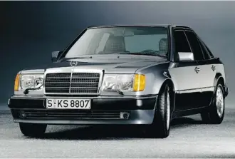  ?? Mercedes-benz ?? Built between 1990 and 1995, the Mercedes-Benz 500E is covered with Porsche workers’ fingerprin­ts.