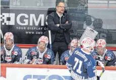  ?? FOTO: HEINZ WITTMANN ?? Während die Wild-Wings-Spieler nun eine Woche frei haben, ist Sportdirek­tor Christof Kreutzer mit der Mannschaft­splanung und dabei unter anderem mit Scouting, beschäftig­t.