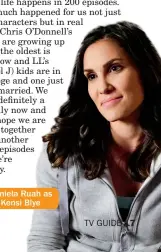  ??  ?? Daniela Ruah as Kensi Blye