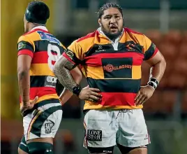  ?? STUFF ?? Ben Tameifuna says he weighed 148kg when he left Waikato to join French club Racing 92.