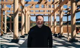  ?? ?? ‘Britain is vibrating. I’m too old for that’ … Ai Weiwei at the site near Lisbon where he is re-creating his Shanghai studio, which was demolished. Photograph: Ricardo Lopes/The Guardian