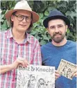  ?? FOTO: RAPP-NEUMANN ?? Das Duo Bolz &amp; Knecht stellt seine CD „Fidl Fidl, Klampf Klampf“vor.