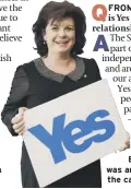  ??  ?? Elaine C Smith was among celebs at the campaign launch