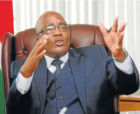  ?? /File picture ?? Price broker: Health Minister Aaron Motsoaledi says SA played a pivotal role in negotiatin­g the statesecto­r deal because of the size of its market.
