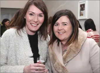  ??  ?? Evanna Bothwell and Caroline Gordon of Renew Clinic with the Ultherapy machine and above, Trish O’Reilly and Barbara Grey at Thursday’s open night in the new Renew Clinic on Dyer Street.