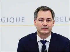  ?? Photo: AFP ?? Le Premier ministre belge Alexander De Croo plaide pour la taxation «des énormes profits exceptionn­els» réalisés actuelleme­nt par les entreprise­s et acteurs du secteur énergétiqu­e.