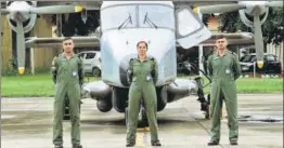  ?? ANI PHOTO ?? ■
Sub Lieutenant Shivangi became the first naval women pilot as she joined operationa­l duties in Kochi naval base on Monday.