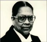  ??  ?? Justice Fathima Beevi.