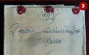  ??  ?? 2 Lettera provenient­e da Costantino­poli, probabilme­nte era stata disinfetta­ta a Selim, stazione di sanità al confine con l’Impero Ottomano e l’Impero Austriaco