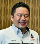  ??  ?? Familiar face: Leiking has become a recognisab­le figure not only in Penampang but also at federal level.