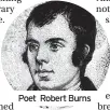  ?? ?? Poet Robert Burns