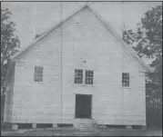  ?? CONTRIBUTE­D PHOTO ?? The building of the “new” Bethesda Baptist Church, in the early part of the 20th century.