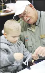  ?? Photo contribute­d ?? Kids are never too young to learn fly-tying.