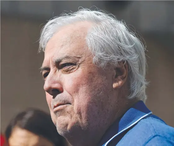  ??  ?? Clive Palmer has sold his Brisbane city headquarte­rs, the Mineralogy House building. Picture: CLAUDIA BAXTER