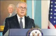  ?? REUTERS ?? Rex Tillerson at the US state department on Tuesday.