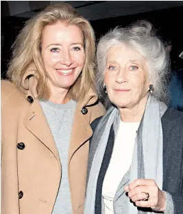  ??  ?? Emma Thompson helped her mother Phyllida when her gran was ill