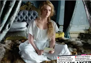  ??  ?? LEAD ROLE: Elle Fanning as Catherine in The Great – and how The Mail on Sunday revealed the row over The Crown