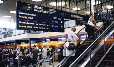  ?? ARKIVFOTO: FINN FRANDSEN/RITZAU SCANPIX ?? Det var her i Københavns Lufthavn Kastrups travle Terminal 2, at en litauer på afveje blev pågrebet fredag eftermidda­g.