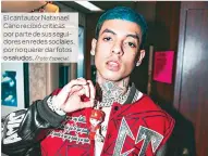  ?? /Foto: Especial. ?? El cantautor Natanael Cano recibió críticas por parte de sus seguidores en redes sociales, por no querer dar fotos o saludos.
