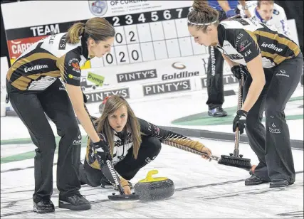  ?? FILE ?? Rachel Homan skipped her team to a Masters Grand Slam of Curling title at the Rath Eastlink Community Centre in 2015. The event, which features the top 15 men’s and women’s teams in the world rankings, will return to Truro Oct. 23 to 28.