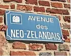  ?? MARTY SHARPE/STUFF ?? The actions of the Kiwis at Le Quesnoy have never been forgotten. Several street names bear testament to that.