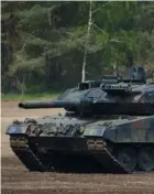  ?? AFP ?? Los Leopard 2 son unos blindados modernos fabricados por Alemania.