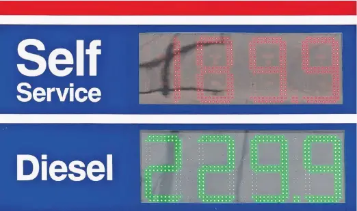  ?? 124RF ?? Some motorists are willing to pay more for the price of gas. Others are considerin­g trading in gas-guzzling cars for more efficient vehicles.