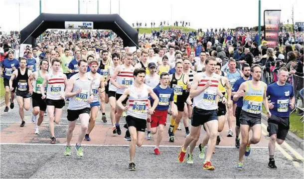  ?? Photograph: Kevin Emslie ?? POPULAR: Thousands of runners took part in last year’s Baker Hughes 10k which started along Aberdeen’s Beach Boulevard.