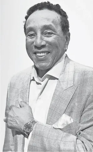  ?? ANDREW TOTH/ GETTY IMAGES ?? Motown legend Smokey Robinson’s audio memoir “Grateful and Blessed” is available now on Audible.