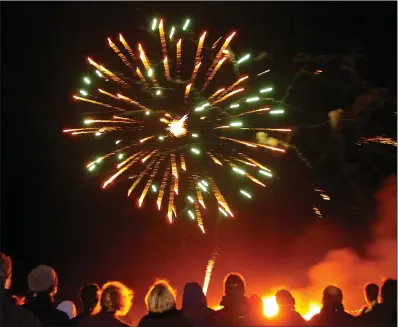  ??  ?? Bonfire Night displays can be a source of family fun, but in Pollokshie­lds the misuse of fireworks brings misery to many